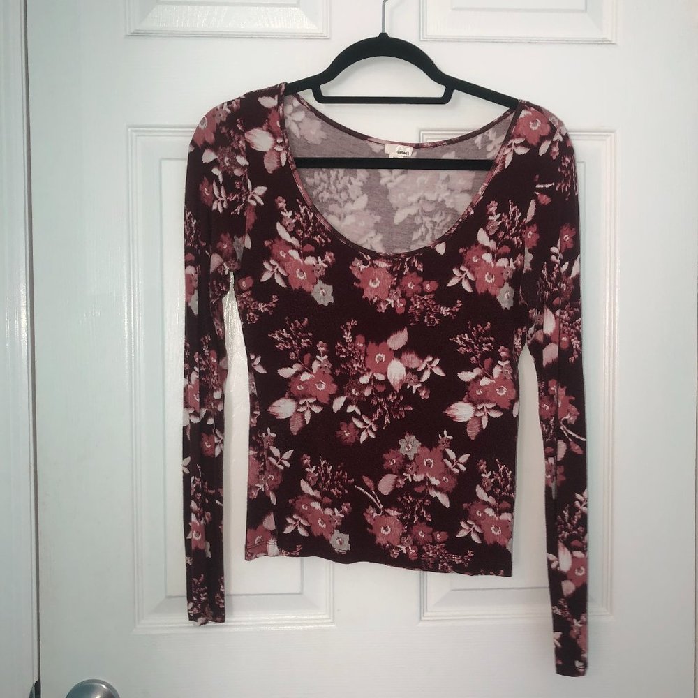 Floral Bodycon Long Sleeves